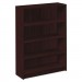 HON 1874N 1870 Series Bookcase, Four Shelf, 36w x 11 1/2d x 48 3/4h, Mahogany HON1874N