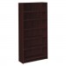 HON 1876N 1870 Series Bookcase, Six Shelf, 36w x 11 1/2d x 72 5/8h, Mahogany HON1876N