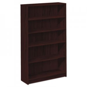 HON 1875N 1870 Series Bookcase, Five Shelf, 36w x 11 1/2d x 60 1/8h, Mahogany HON1875N
