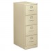 HON 314CPL 310 Series Four-Drawer, Full-Suspension File, Legal, 26-1/2d, Putty HON314CPL