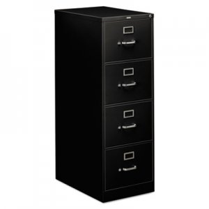 HON 314CPP 310 Series Four-Drawer, Full-Suspension File, Legal, 26-1/2d, Black HON314CPP