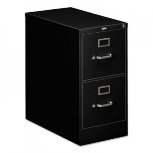 HON 312PP 310 Series Two-Drawer, Full-Suspension File, Letter, 26-1/2d, Black HON312PP