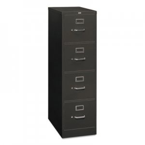HON 314PS 310 Series Four-Drawer, Full-Suspension File, Letter, 26-1/2d, Charcoal HON314PS