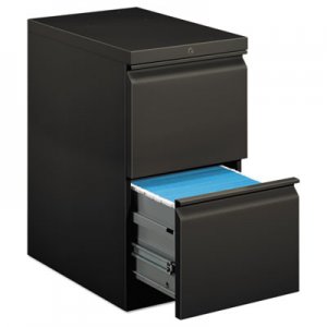 HON 33823RS Efficiencies Mobile Pedestal File w/Two File Drawers, 22-7/8d, Charcoal HON33823RS