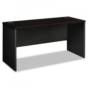 HON HON38922NS 38000 Series Desk Shell, 60w x 24d x 29.5h, Mahogany/Charcoal