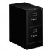 HON 512PP 510 Series Two-Drawer Full-Suspension File, Letter, 29h x25d, Black HON512PP