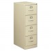 HON HON514CPL 510 Series Four-Drawer Full-Suspension File, Legal, 18.25w x 25d x 52h, Putty