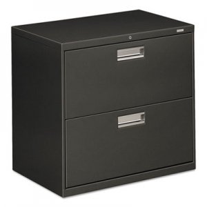 HON 672LS 600 Series Two-Drawer Lateral File, 30w x 19-1/4d, Charcoal HON672LS