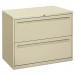 HON 782LL 700 Series Two-Drawer Lateral File, 36w x 19-1/4d, Putty HON782LL