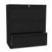 HON 783LP 700 Series Three-Drawer Lateral File, 36w x 19-1/4d, Black HON783LP