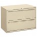 HON 792LL 700 Series Two-Drawer Lateral File, 42w x 19-1/4d, Putty HON792LL
