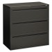 HON 793LS 700 Series Three-Drawer Lateral File, 42w x 19-1/4d, Charcoal HON793LS