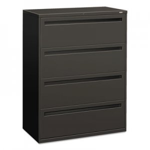 HON 794LS 700 Series Four-Drawer Lateral File, 42w x 19-1/4d, Charcoal HON794LS