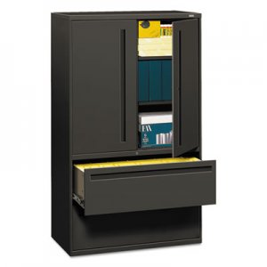 HON 795LSS 700 Series Lateral File w/Storage Cabinet, 42w x 19-1/4d, Charcoal HON795LSS