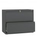HON 882LS 800 Series Two-Drawer Lateral File, 36w x 19-1/4d x 28-3/8h, Charcoal HON882LS