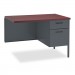 HON P3235RNS Metro Classic Series Workstation Return, Right, 42w x 24d, Mahogany/Charcoal HONP3235RNS