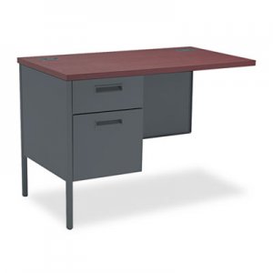 HON P3236LNS Metro Classic Series Workstation Return, Left, 42w x 24d, Mahogany/Charcoal HONP3236LNS