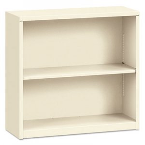 HON S30ABCL Metal Bookcase, Two-Shelf, 34-1/2w x 12-5/8d x 29h, Putty HONS30ABCL