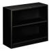 HON S30ABCP Metal Bookcase, Two-Shelf, 34-1/2w x 12-5/8d x 29h, Black HONS30ABCP