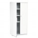 Iceberg 92553 OfficeWorks Resin Storage Cabinet, 33w x 18d x 66h, Platinum ICE92553
