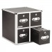 Vaultz VZ01049 Four-Drawer CD File Cabinet, Holds 660 Folders/240 Slim/120 Std. Cases IDEVZ01049