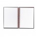 Black n' Red L67000 Twinwire Hardcover Notebook, Legal Rule, 5 7/8 x 8 1/4, White, 70 Sheets JDKL67000