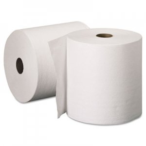 Kleenex 50606 Hard Roll Towels, 8 x 600ft, 1 3/4" Core dia, White, 6 Rolls/Carton KCC50606