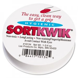 LEE 10134 Sortkwik Fingertip Moisteners, 1 3/4 oz, Pink LEE10134