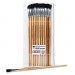 Charles Leonard 73550 Long Handle Easel Brush, Size 12, Natural Bristle, Flat, 12/Pack LEO73550