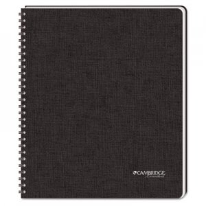 Cambridge Limited 06100 Hardbound Notebook with Pocket, Legal Rule, 8 1/2 x 11, White, 96 Sheet Pad MEA06100