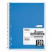 Mead 06710 Spiral Bound Notebook, Perforated, College Rule, 8 1/2 x 11, White, 120 Sheets MEA06710