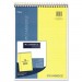 Cambridge 59880 Stiff-Back Wire Bound Notebook, Legal Rule, 8 1/2 x 11, Canary Paper, 70 Sheets MEA59880