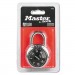 Master Lock 1500D Combination Lock, Stainless Steel, 1 15/16" Wide, Black Dial MLK1500D