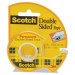 Scotch 137 665 Double-Sided Permanent Tape w/Hand Dispenser, 1/2" x 450 MMM137