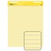 Post-it Easel Pads 561 Self-Stick Easel Pads, Ruled, 25 x 30, Yellow, 2 30-Sheet Pads/Carton MMM561