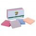 Post-it Notes Super Sticky MMM65412SSNRP Recycled Notes in Bali Colors, 3 x 3, 90/Pad, 12 Pads/Pack 654