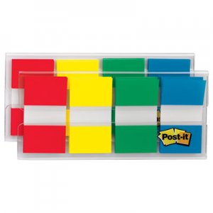Post-it Flags MMM680RYGB2 Page Flags in Portable Dispenser, Standard, 160 Flags/Dispenser 680-RYGB2