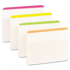 Post-it Tabs MMM686F1BB File Tabs, 2 x 1 1/2, Lined, Assorted Brights, 24/Pack 686F-1BB