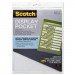 Scotch WL854C Display Pocket, Removable Interlocking Fasteners, Plastic, 8-1/2 x 11, Clear MMMWL854C