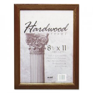 NuDell NUD15815 Solid Oak Hardwood Frame, 8-1/2 x 11, Walnut Finish