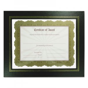 NuDell 21202 Leatherette Document Frame, 8-1/2 x 11, Black, Pack of Two NUD21202