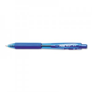 Pentel PENBK440C WOW! Retractable Ballpoint Pen, 1mm, Blue Barrel/Ink, Dozen BK440-C