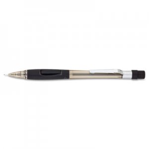 Pentel PD345TA Quicker Clicker Mechanical Pencil, 0.5 mm, Transparent Smoke Barrel PENPD345TA
