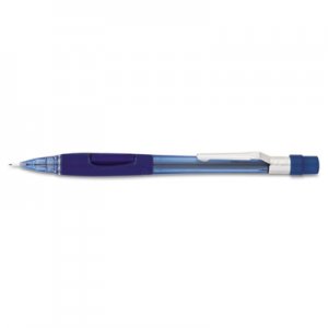 Pentel PD347TC Quicker Clicker Mechanical Pencil, 0.7 mm, Transparent Blue Barrel PENPD347TC