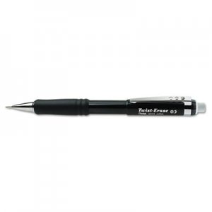 Pentel QE515A Twist-Erase III Mechanical Pencil, 0.5 mm, Black Barrel PENQE515A