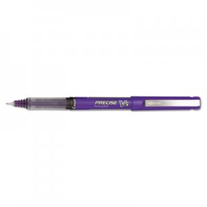 Pilot 25106 Precise V5 Roller Ball Stick Pen, Precision Point, Purple Ink, .5mm, Dozen PIL25106