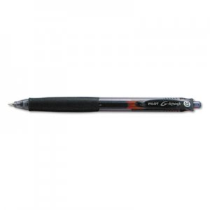 Pilot 31506 G-Knock BeGreen Retractable Gel Ink Pen, Black Ink, .7mm, Dozen PIL31506