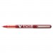 Pilot 35202 VBall Liquid Ink Roller Ball Stick Pen, Red Ink, .5mm, Dozen PIL35202