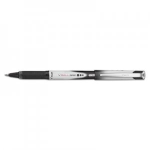 Pilot 35470 VBall Grip Liquid Ink Roller Ball Stick Pen, Black Ink, .5mm, Dozen PIL35470
