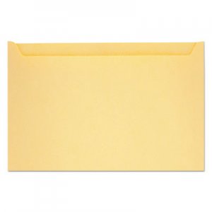 Quality Park 63872 Paper File Jackets, 5" x 8 1/8", 28 lb Manila, Buff, 500/Box QUA63872